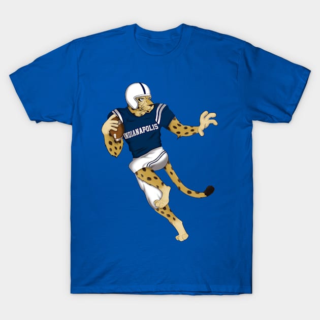 Indianapolis Football T-Shirt by WorldSportsCulture